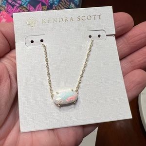 Kendra Scott ‘Ever’ White Opal Necklace , Kyocera